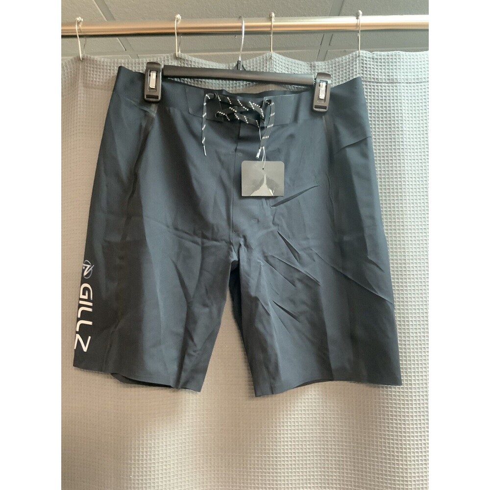 Gillz  Board Shorts  Fishing Lightweight Men Size 32 Black‎ NWT